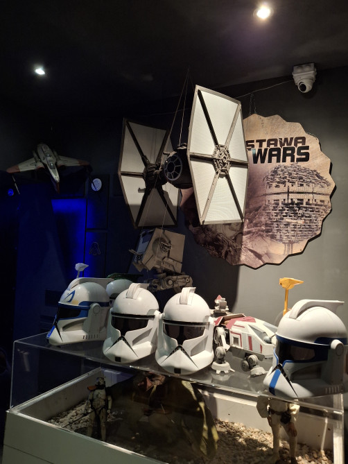 Zdjęcie przedstawiające fragment wnętrza pokoju Galaktyka Tajemnic