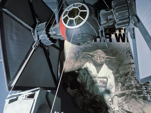 Photo with a sneak peek of the Galaxy of Secrets room