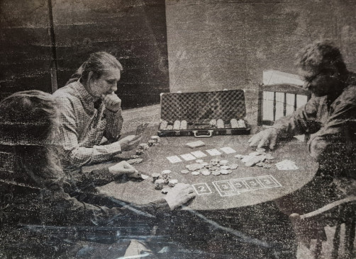 Photo with a sneak peek of the Gamblers' Den · The last bet room